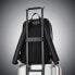 Фото #7 товара Мужской кожаный черный рюкзак Samsonite Classic Leather Slim Backpack, Cognac, One Size