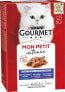 Nassfutter Katze mit Fisch, Mon Petit intense, Multipack (6x50 g), 300 g