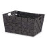 Multi-purpose basket Black Cloth 20 x 14 x 30 cm (18 Units)
