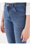 Фото #9 товара LCW Jeans Yüksek Bel Straight Fit Kadın Jean Pantolon