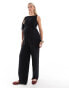 Mamalicious Maternity sleeveless jersey jumpsuit in black