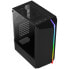 Фото #2 товара Aerocool Bionic v1 Midi-Tower, RGB, Tempered Glass - schwarz