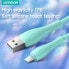 Фото #2 товара Kabel przewód USB-A - microUSB 3A wskaźnik ładowania 2m zielony
