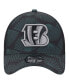 ფოტო #3 პროდუქტის Men's Black Cincinnati Bengals Agave Trucker 9FORTY Adjustable Hat