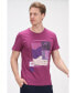Men's Modern Print Fitted Admission T-shirt