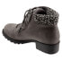 Trotters Becky 2.0 T2052-020 Womens Gray Narrow Leather Casual Dress Boots 7.5