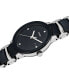 ფოტო #6 პროდუქტის Watch, Women's Swiss Centrix Diamond Accent Stainless Steel and Black Ceramic Bracelet 28mm R30935712