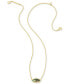 ფოტო #4 პროდუქტის 14k Gold-Plate Mother of Pearl Marquise Pendant Necklace, 16" + 3" extender