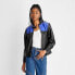 Women's Long Sleeve Faux Leather Jacket - Future Collective with Reese