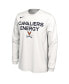 Фото #1 товара Men's White Virginia Cavaliers 2024 On Court Bench Long Sleeve T-shirt