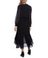 Фото #2 товара Платье женское 1.State с длинным рукавом и высоким поясом на завязках