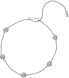 Silver bracelet with topaz and genuine diamond Willow DL580