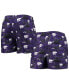 ფოტო #1 პროდუქტის Men's Purple Kansas State Wildcats Island Palm Swim Trunks