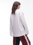 Фото #3 товара Topshop graphic long sleeve 1980 sporty skater tee in white