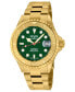 ფოტო #1 პროდუქტის Men's Wall Street Swiss Automatic Gold-Tone Stainless Steel Watch 39mm
