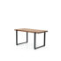 Фото #1 товара Furnish Home Store Berlin 39" Solid Wood Rustic Coffee Cocktail Table For Living Rooms With Shelf