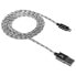 Фото #1 товара CANYON Metallic Braided USB Lightning cable