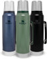 Фото #11 товара Stanley Classic Legendary Thermos Flask 1 Litre Hammertone Green - Stainless Steel Thermos Flask - BPA-Free - Thermos Keeps Hot for 24 Hours - Lid Also Works as a Drinking Cup - Dishwasher Safe