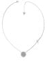 Timeless steel necklace with Round Harmony crystals JUBN01155JWRH