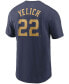 Фото #3 товара Men's Milwaukee Brewers Name & Number T-Shirt - Christian Yelich