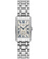 ფოტო #1 პროდუქტის Women's Swiss Automatic DolceVita Diamond (1/2 ct. t.w.) Stainless Steel Bracelet Watch 23x37mm