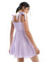 Armani Exchange dress in violet sky