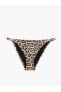 Фото #2 товара Плавки Koton Leopard Print Bikini Bottom