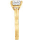 ფოტო #4 პროდუქტის Certified Lab Grown Diamond Cushion-Cut Solitaire Engagement Ring (5 ct. t.w.) in 14k Gold