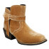 Фото #2 товара Justin Boots Elana Velvet Square Toe Womens Brown Casual Boots L9757