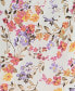 Juniors' Floral-Print Corset Midi Dress