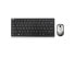 Фото #1 товара ADESSO Air Mouse Mobile With Compact Keyboard WKB-5100CB 2.4 GHz Wireless Techno