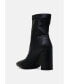 Фото #2 товара Valeria pointed toe high ankle boots with side zipper