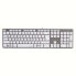 Hama Rossano - Full-size (100%) - Wired - USB - Silver - White