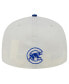 ფოტო #3 პროდუქტის Men's Cream/Royal Chicago Cubs Lonestar 59FIFTY Fitted Hat