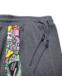 Фото #3 товара Men's Fleece-Lined Jogger Sweatpants with Contrast Trim Design