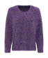 Women's Long Sleeve Boucle Yarn Sweater