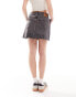 Levi's Recrafted icon denim skirt in black grey wash