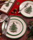 Christmas Tree Dinner Plate Set of 8