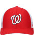 Фото #3 товара Men's Red, White Washington Nationals Primary Logo Trucker Snapback Hat