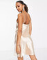 Urban Revivo mini cami slip dress in gold