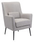 Фото #2 товара 36" Steel, Polyester Ontario Boho Chic Accent Chair