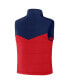 ფოტო #3 პროდუქტის Men's NFL x Darius Rucker Collection by Navy New England Patriots Colorblocked Full-Zip Vest