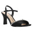 Фото #2 товара Nina Agnes Rhinestone Evening Womens Black Dress Sandals AGNES-LS-003