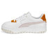 Фото #6 товара Puma Cali Dream Platform Womens Orange, White Sneakers Casual Shoes 38311209