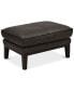 Фото #1 товара CLOSEOUT! Chanute 32" Leather Ottoman, Created for Macy's