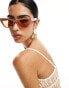 Фото #1 товара AJ Morgan cat eye sunglasses in beige