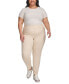 Фото #4 товара Plus Size Gramercy Sateen Ankle Pants, Created for Macy's