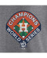 Фото #2 товара Men's Heather Gray Houston Astros 2022 World Series Champions Complete Game T-shirt
