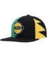 Men's Black LA Galaxy Jersey Hook Snapback Hat