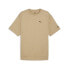 Puma RadCal Logo Crew Neck Short Sleeve T-Shirt Mens Beige Casual Tops 67891383